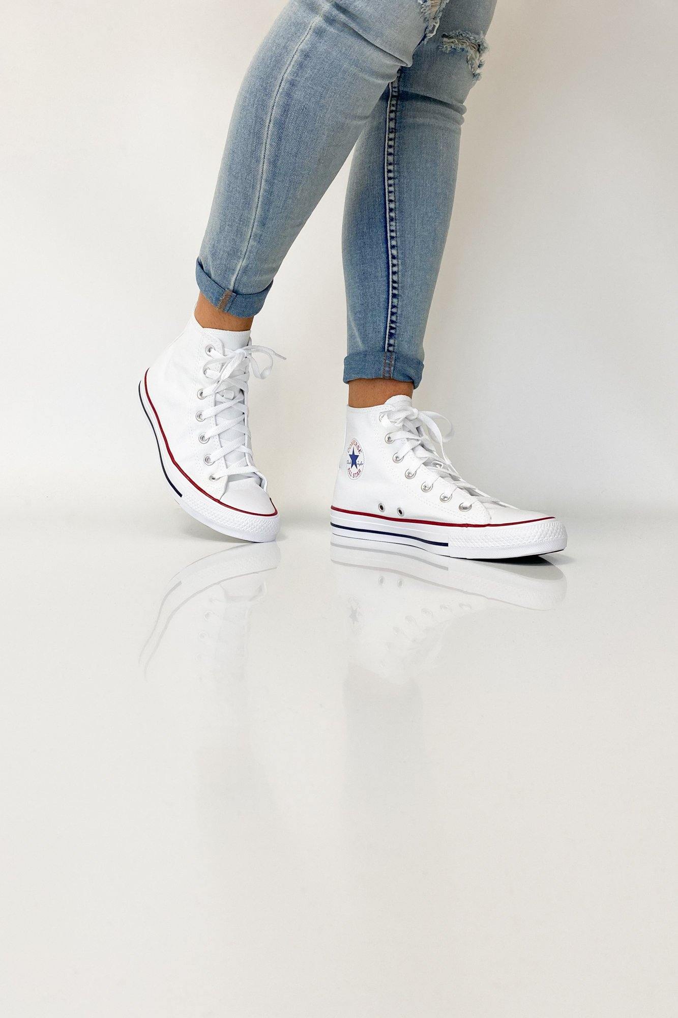 converse chuck taylor all star high white