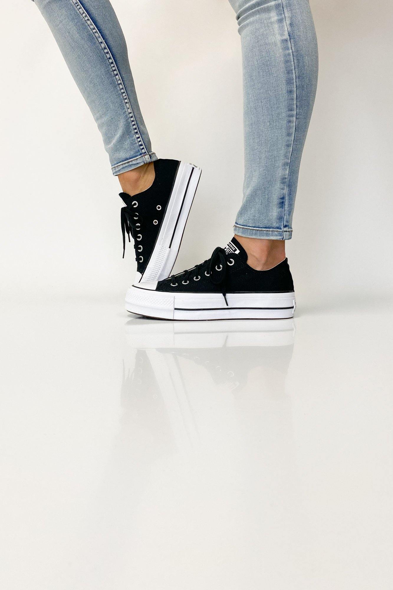 Converse Chuck Taylor All Star Lift Low Black – Shine On