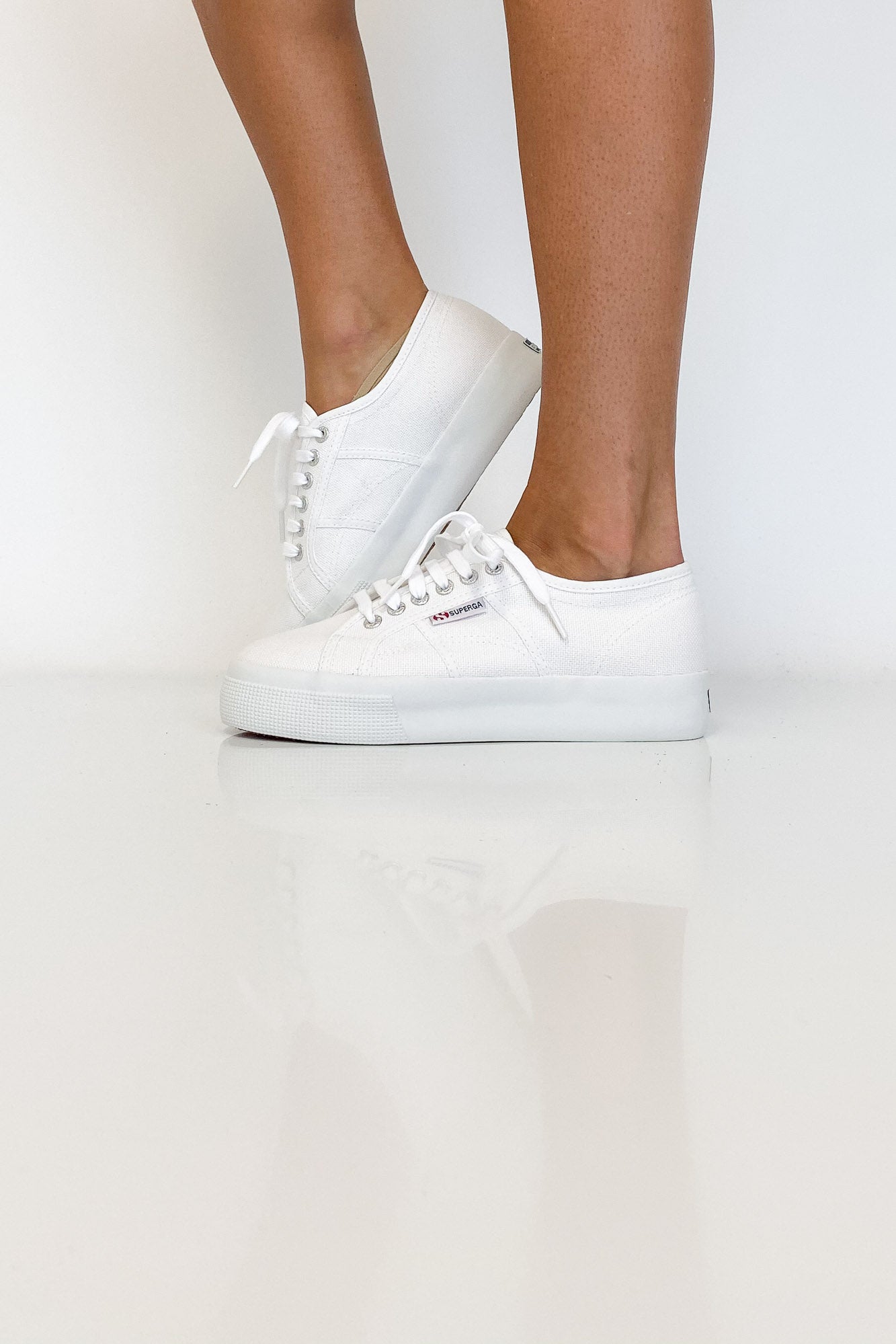 Superga Cotu Classic Wedge White – Shine On