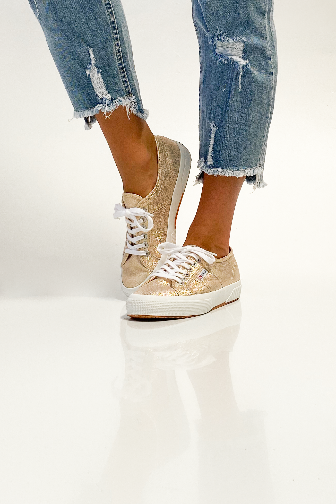 superga yellow gold