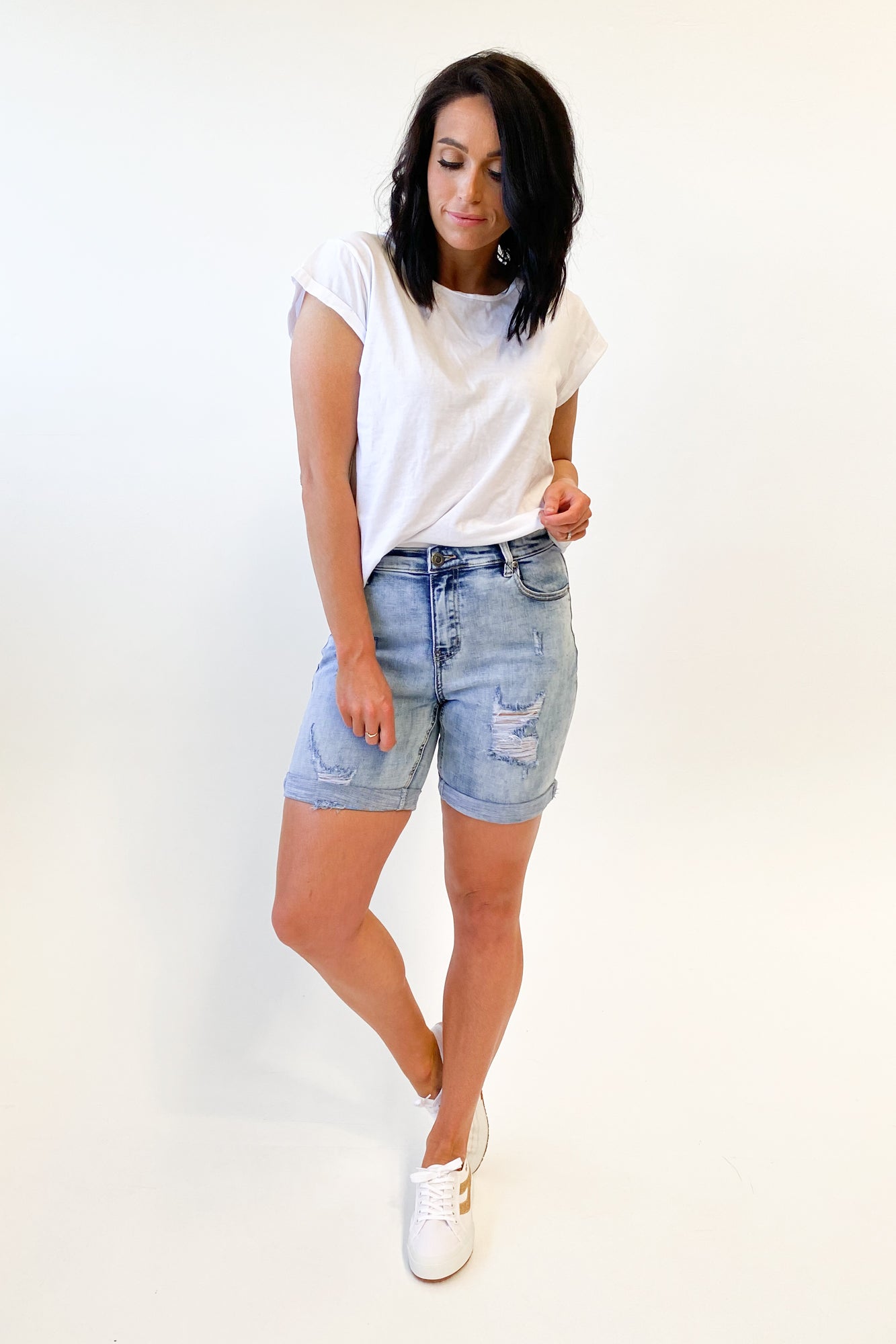 wakee denim shorts