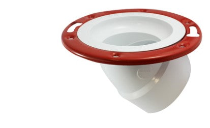 P3-4LCF Canplas 3" PVC 45 Angle Closet Flange Swivel ring 213628MW