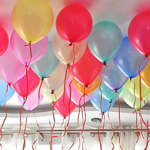 25 bulk latex balloons