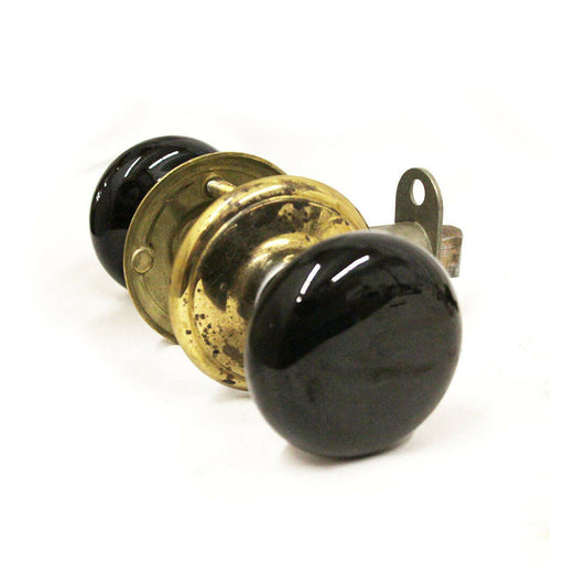 Crystal Brass Knob Set Gainsborough Hardware Rounded Cut Glass