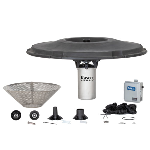 Kasco 4400 J Fountain, 1HP, 120V, 1PH, Float, C-25 Control Panel, 5 Nozzles, 200' Cord w/3' Quick Disc. Stub Cord