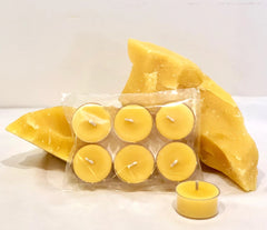 beeswax tea light candles