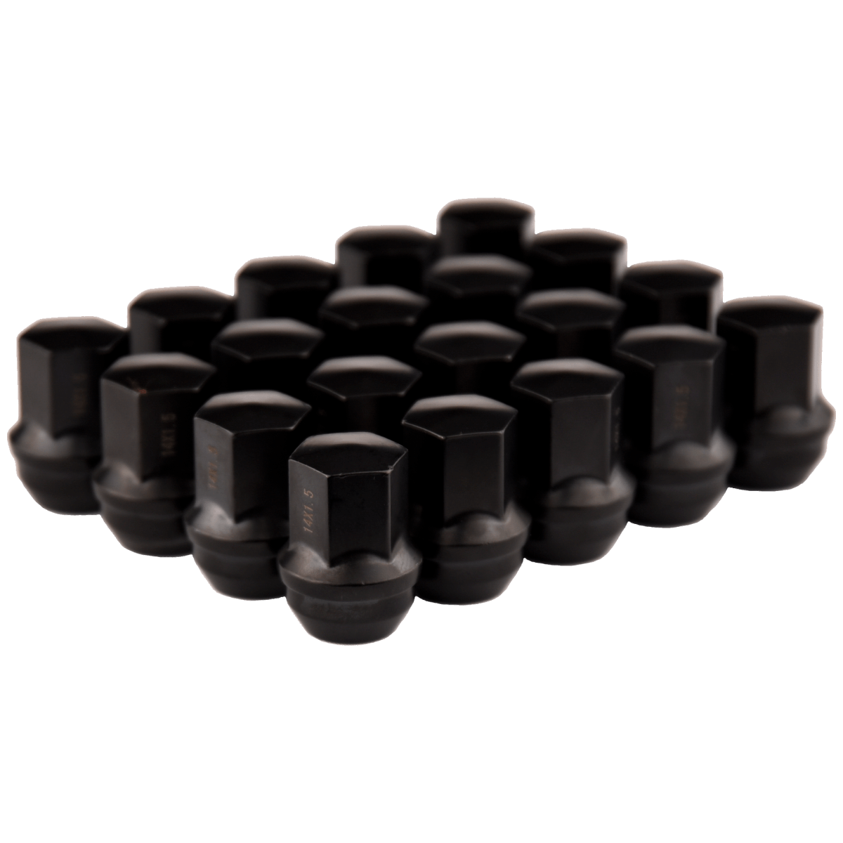 20-Piece ASTRO-NUTS Black Lug Nut Set for Tesla Model 3 18″ Aero Wheels