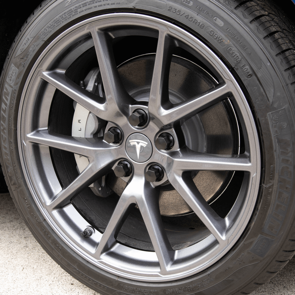 20-Piece ASTRO-NUTS Black Lug Nut Set for Tesla Model 3 18″ Aero Wheels