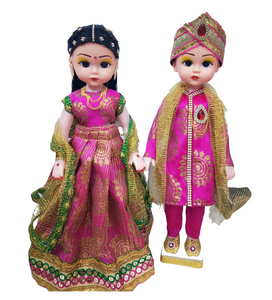 Indian wedding couple BArbie DOlls..