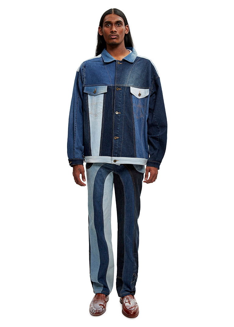 カラフルセット 3個 《 Ahluwalia 》Signature Denim Jacket S