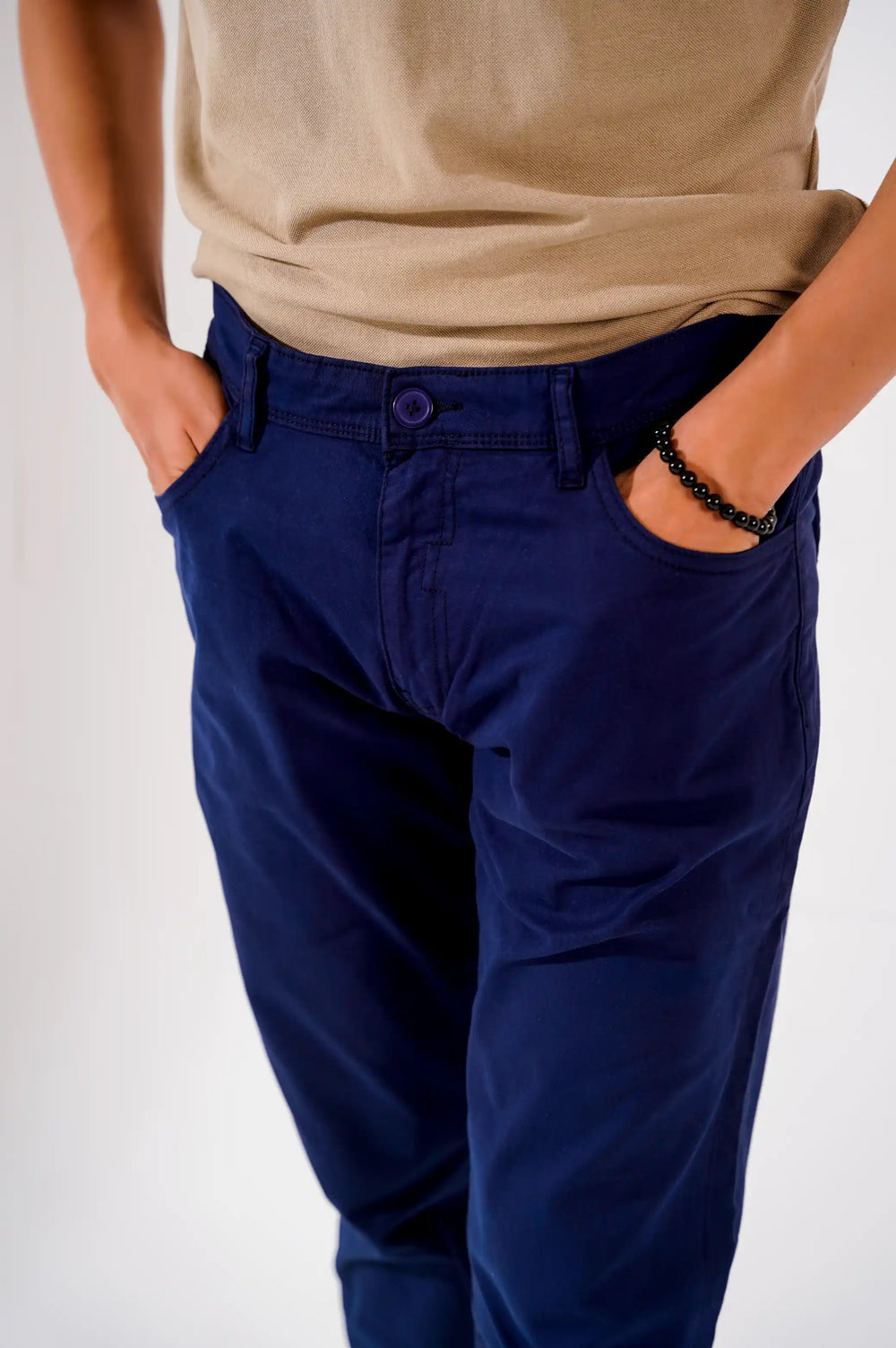NWT Maker & Company Navy Blue The Keck Cotton Chino Pants Mens