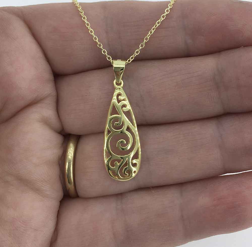 FRENELLE Jewellery | Gold Maori Koru Necklace | Online NZ - Frenelle