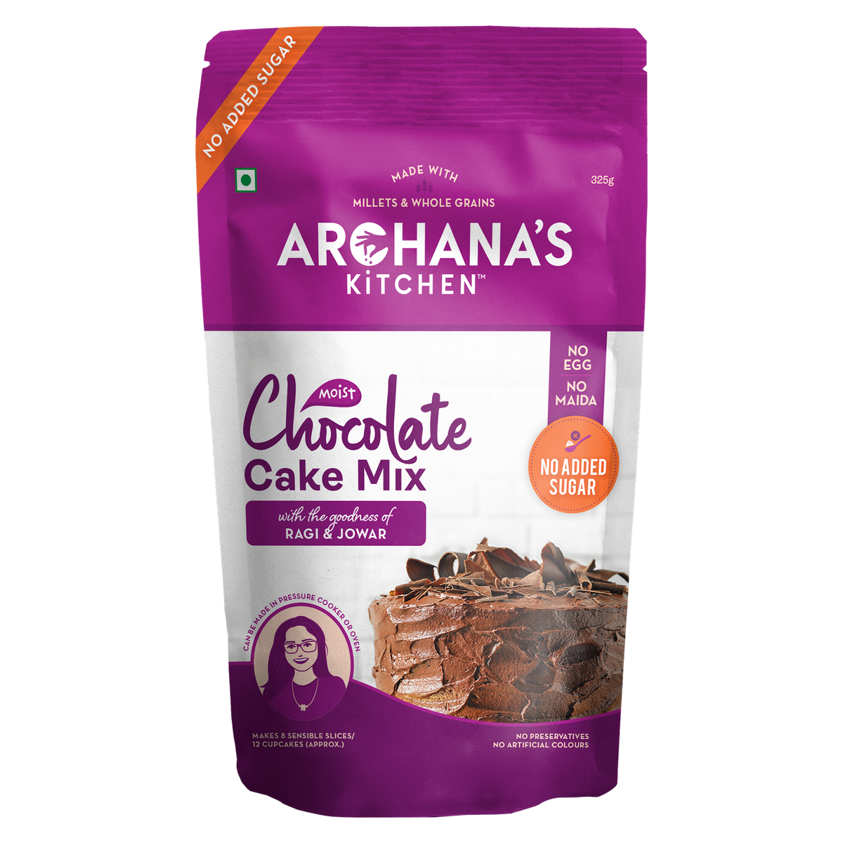 Stevia mixture for making chocolate cake 40g - order the best from Auchan