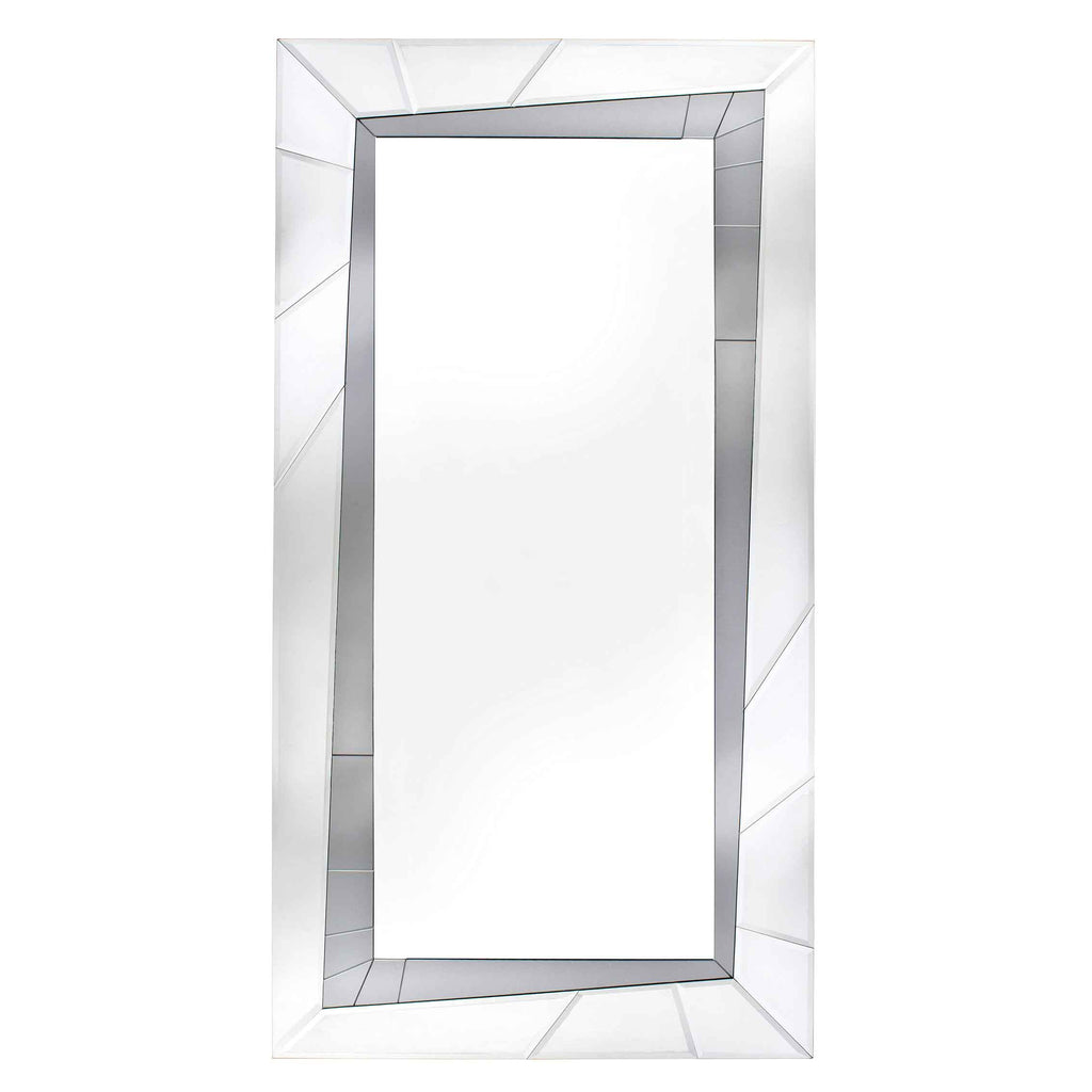 Customizable Italian Smoked Silver Murano Glass Rectangular Gun Metal Tile  Mirror – Cosulich Interiors & Antiques