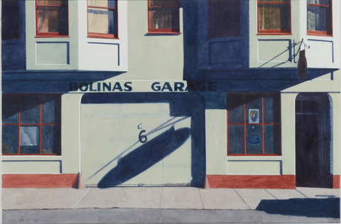 Robert Bechtle - Bolinas Garage (1977)