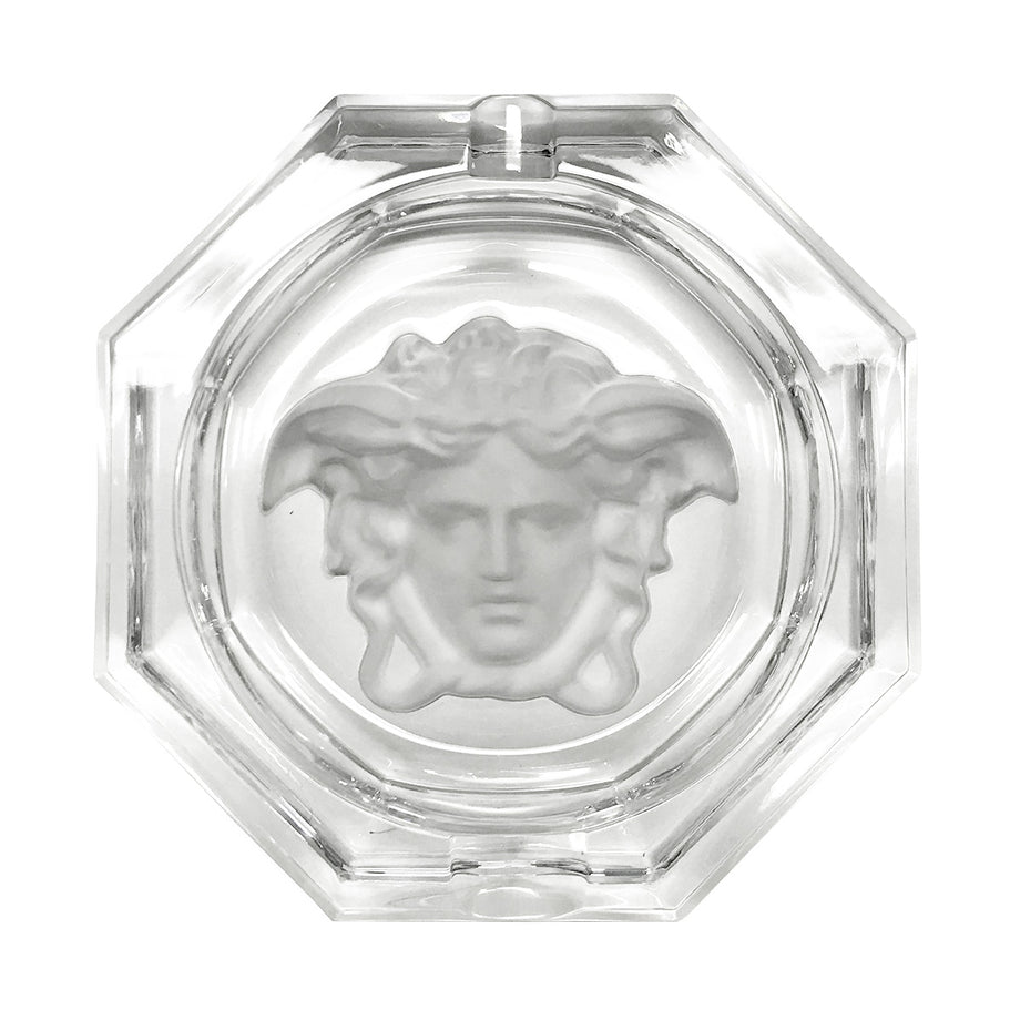范思哲VERSACE煙灰缸煙灰缸16cm透明玻璃ASCHER 20665-110835-47516 Versace
