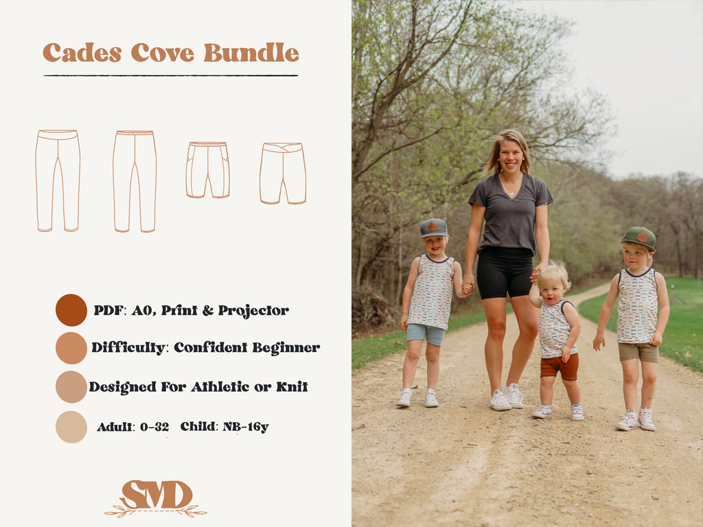 Child Cades Cove Leggings and Bike Shorts – Samantha Marie Design