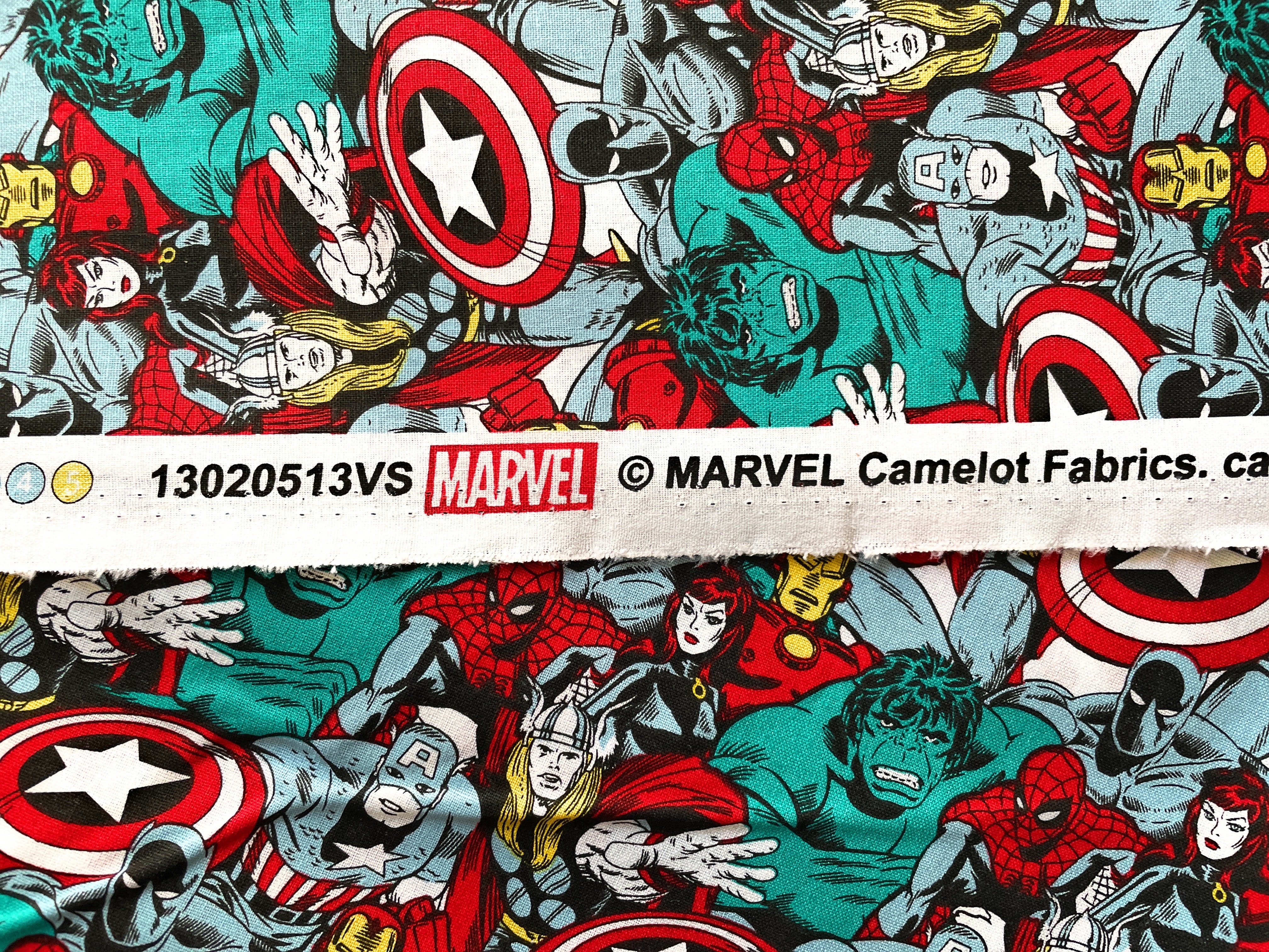 Camelot Power Heroes Comic Pop - Marvel - Cotton Print Fabric