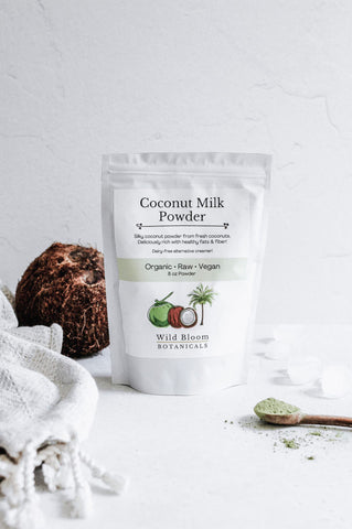 wild bloom botanicals coconut milk powder