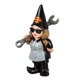 Harley-Davidson® Female Mechanic Gnome