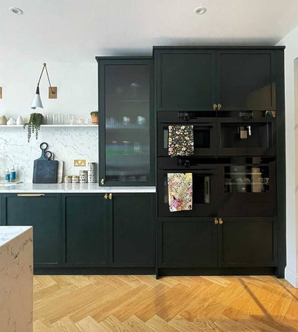 house_lust dark green kitchen cabinets, beautiful kitchen design