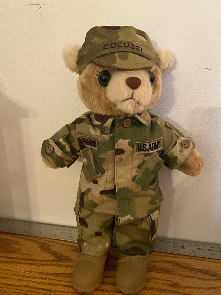 Customized Personalized Military Teddy Bears – The Barns At Grace Racing