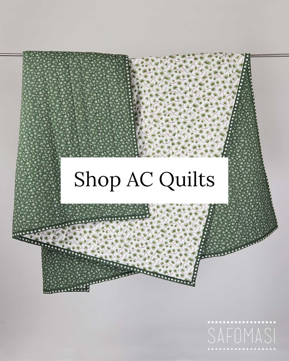 Shop AC Quilts - Unique design cotton Rajai perfect for summer