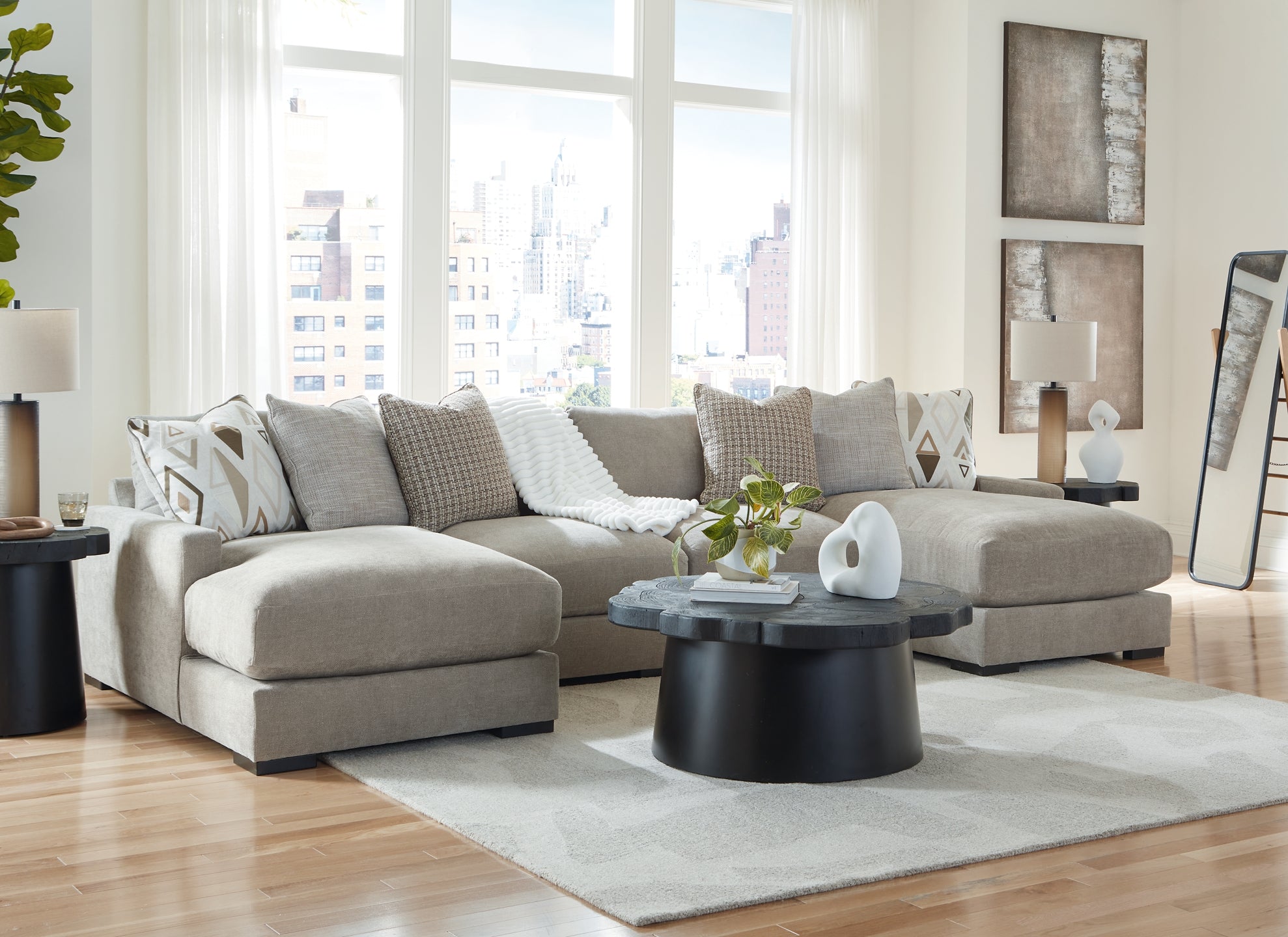 Aslan Court Sectional Sofa Pit - 4 Piece Set