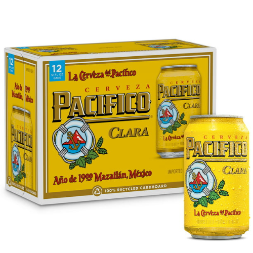 Pacifico • 12 Pack 12oz Can