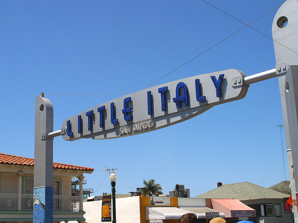 Little Italy Sign in San Diego