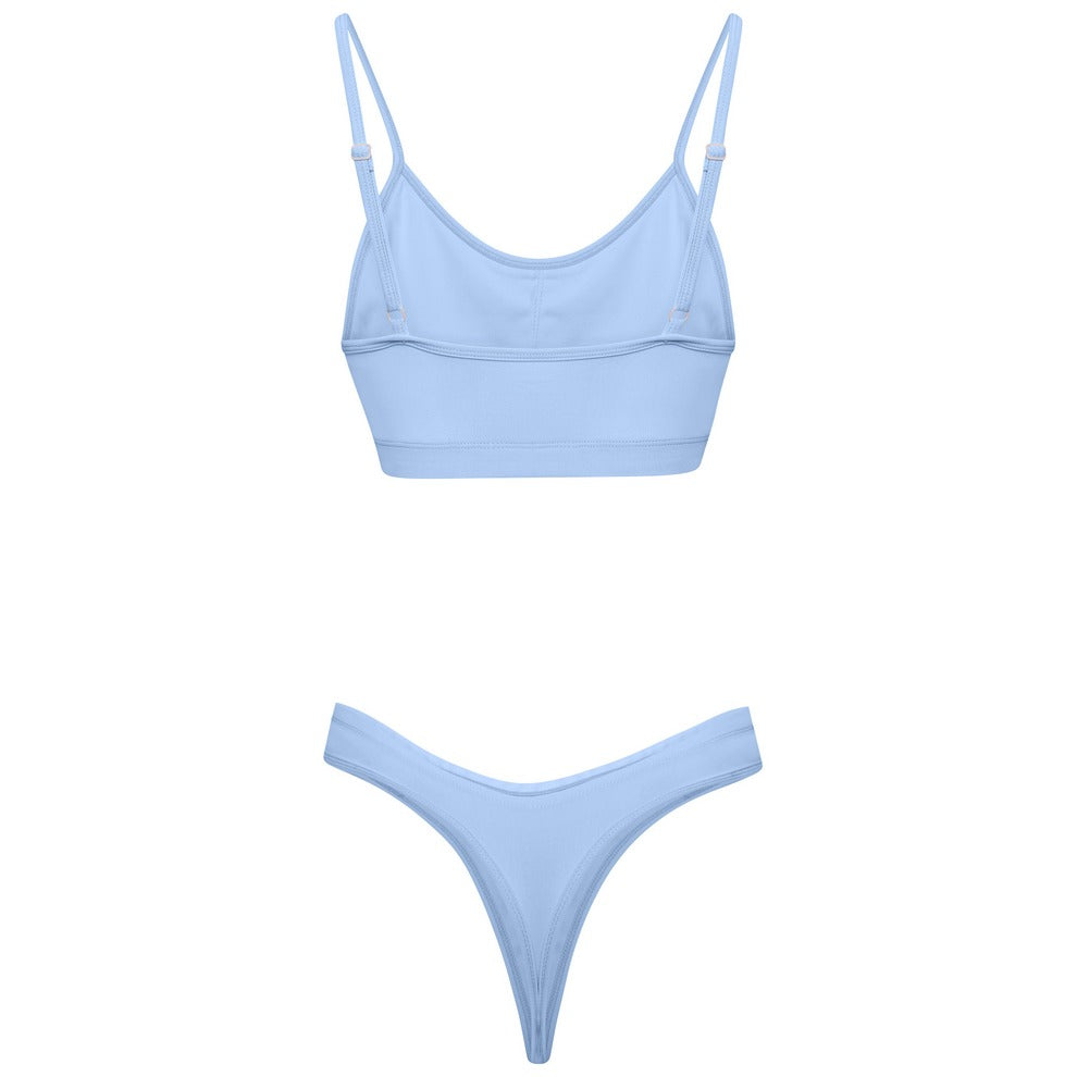 Blue Bra & Thong Set – Honeyz