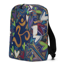 Load image into Gallery viewer, Minimalist Backpack &quot;Ohm &amp; Hearts

