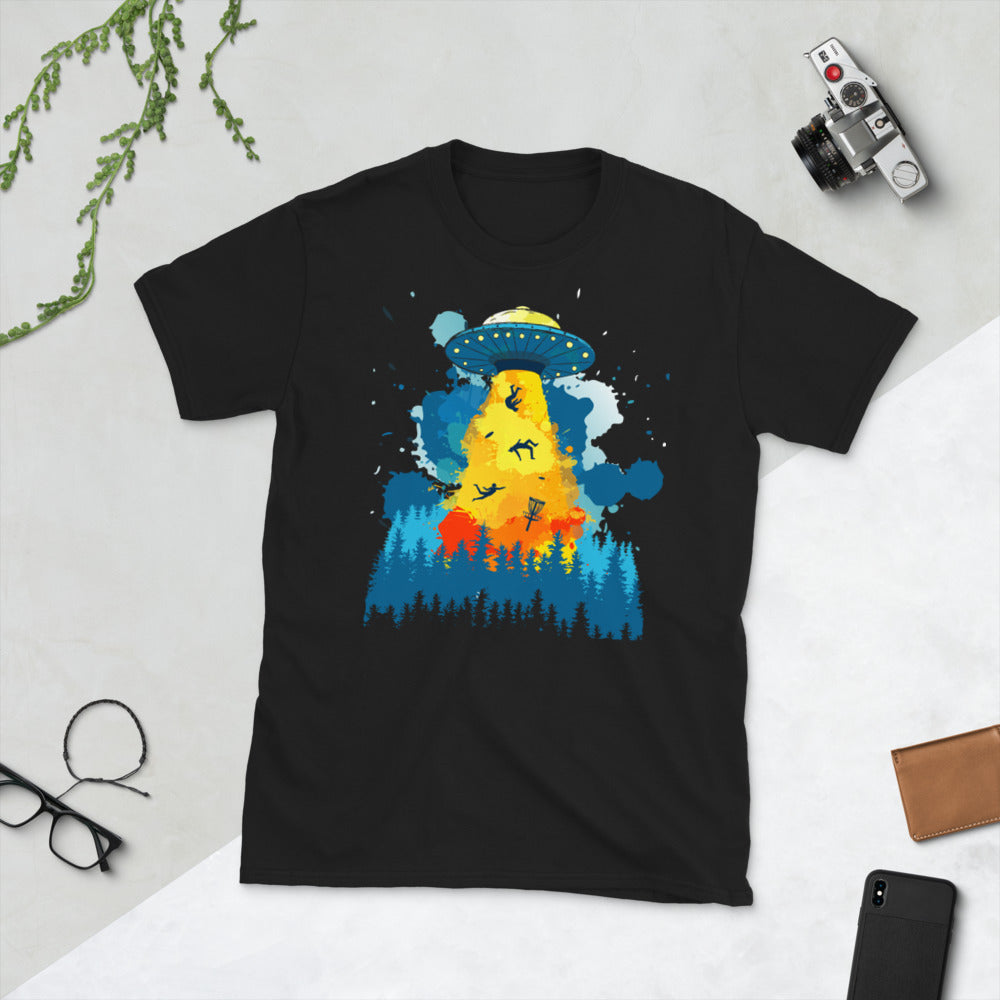 Disc Golf Alien Abduction T-Shirt