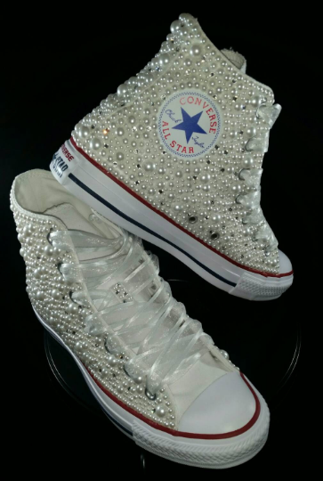 1) Wedding Converse- Bridal Sneakers 