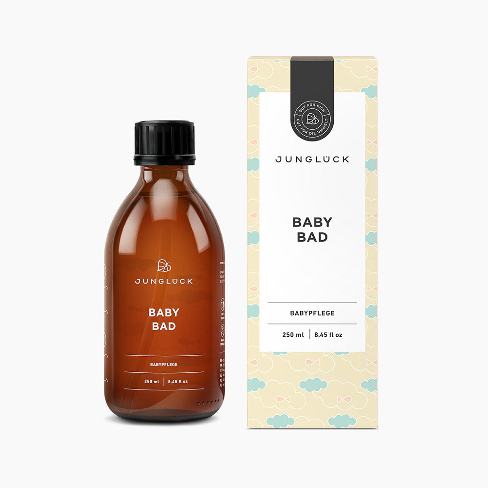 Image of Babybad | Droogte Verminderen | Roodheid Verlichten | Een Vale Teint Egaliseren | Babyverzorging | JUNGLÜCK | 250ml