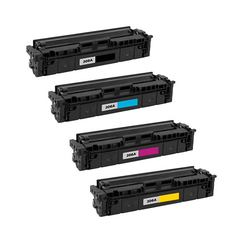  2 Pack 206A  W2111A Toner Cartridge Replacement for