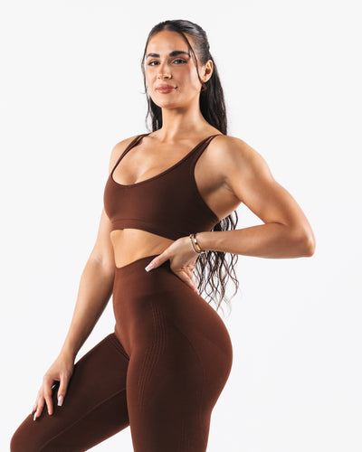 mocha babe ☕️🤎 new @alphalete amplify contour leggings in mocha dropping  9/30 @12pmCST dc: swolemates to save & support🤍