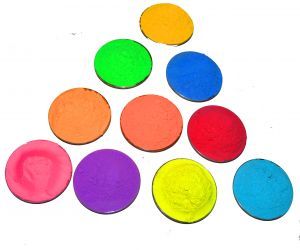 120 packets Holi Colors (Non-Toxic and Vibrant) - Rangoli colors - 10 –