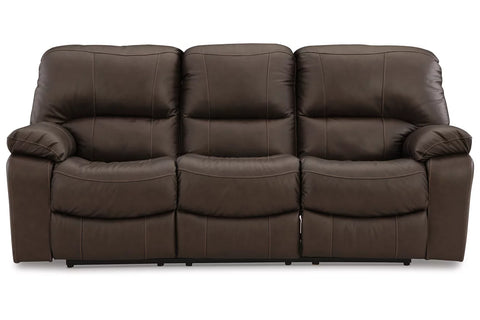 power leather reclining sofa