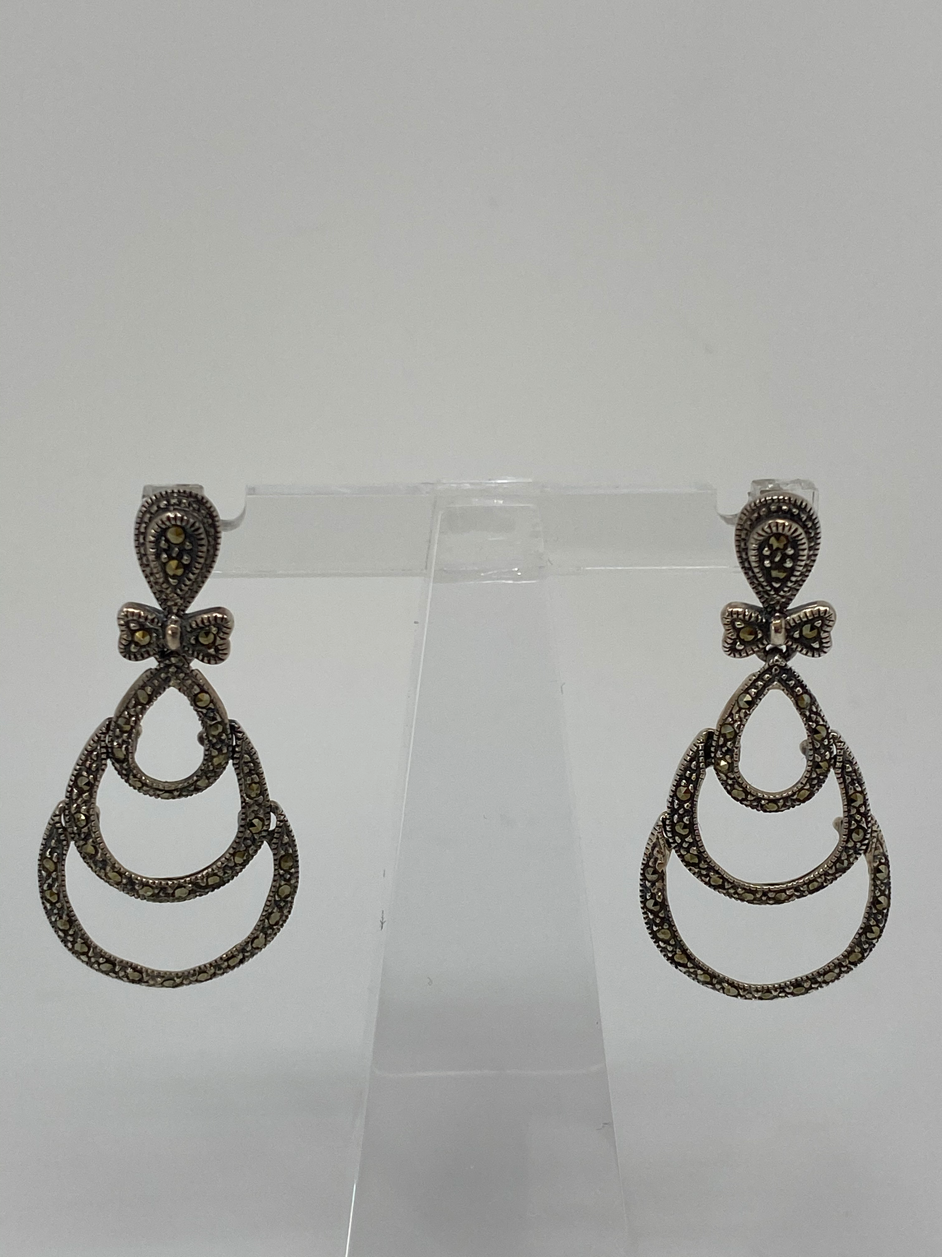 Silver and Marcasite Earrings