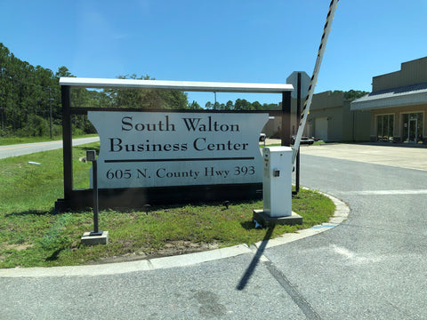 South Walton Business Center Sign