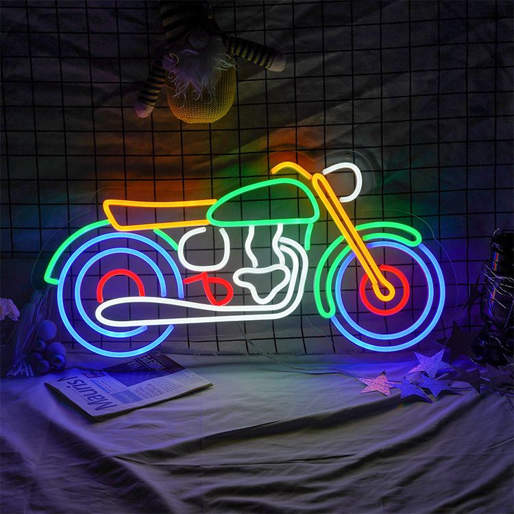 led neon sign bicycle 