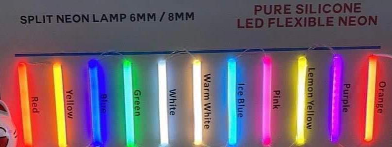 led neon sign colors 