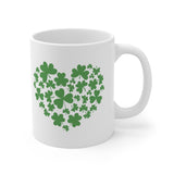 Mini Clover Hear St Patricks Day 11oz Coffee Mug