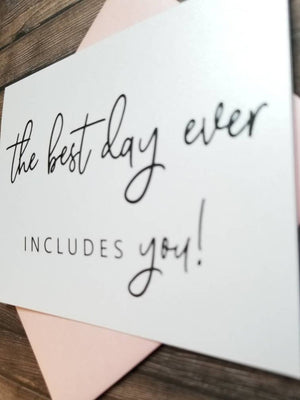 BRIDESMAID PROPOSAL | WILL YOU BE MY BRIDESMAID CARD | THE BEST DAY ...