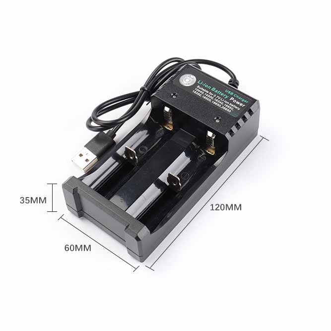3.7V 18650 Charger Li-ion Battery USB Independent Charging Portable 18350 16340 14500 Battery Charger