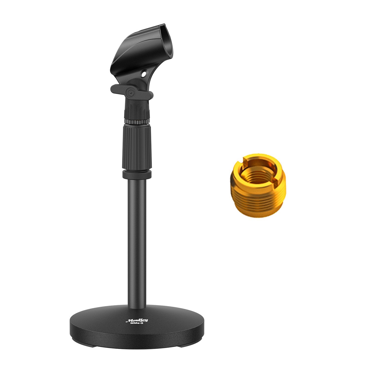 

Moukey MMs-2 Desk Mic Stand with 5/8" Male to 3/8" Female Screw