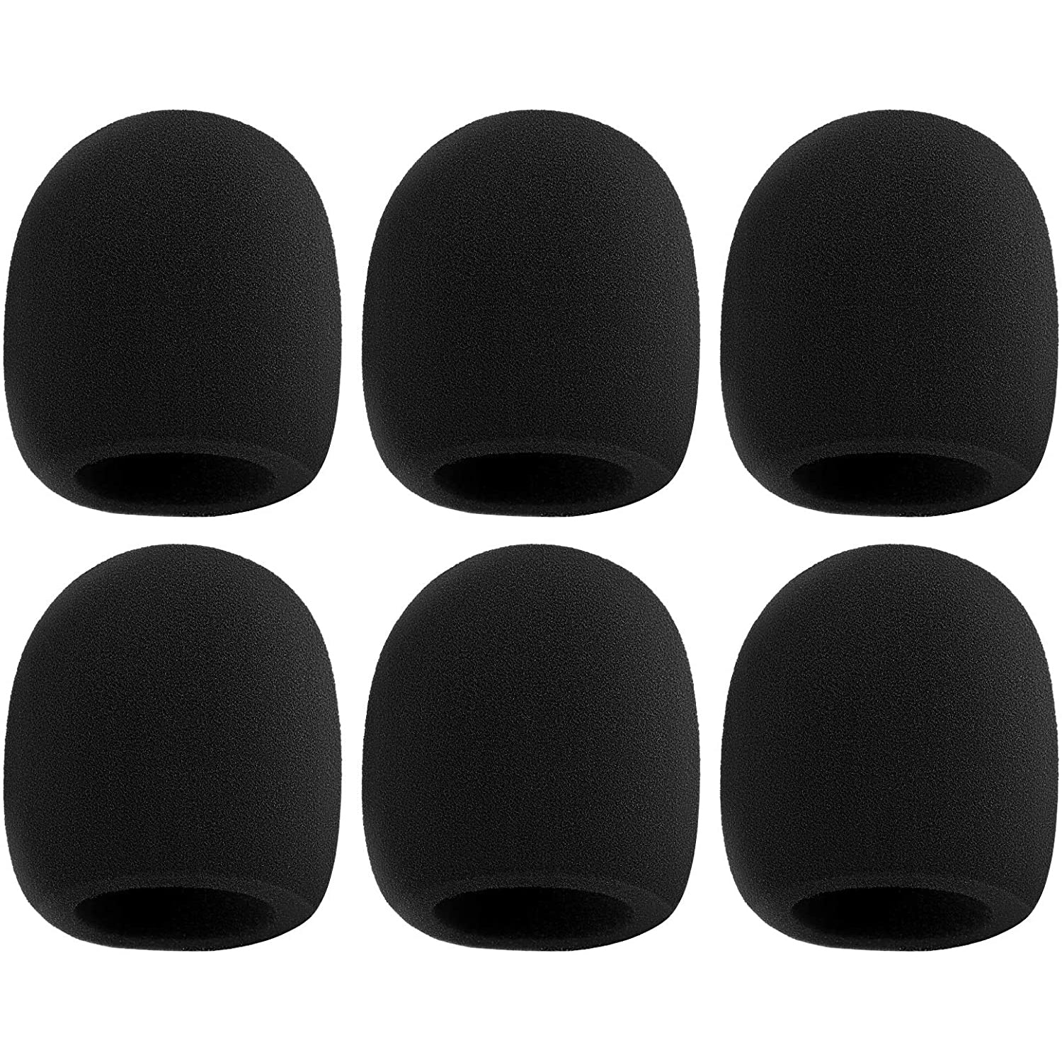 

Moukey MFCH6 Microphone Handheld Covers Foam 6-Packs for SM58/E835