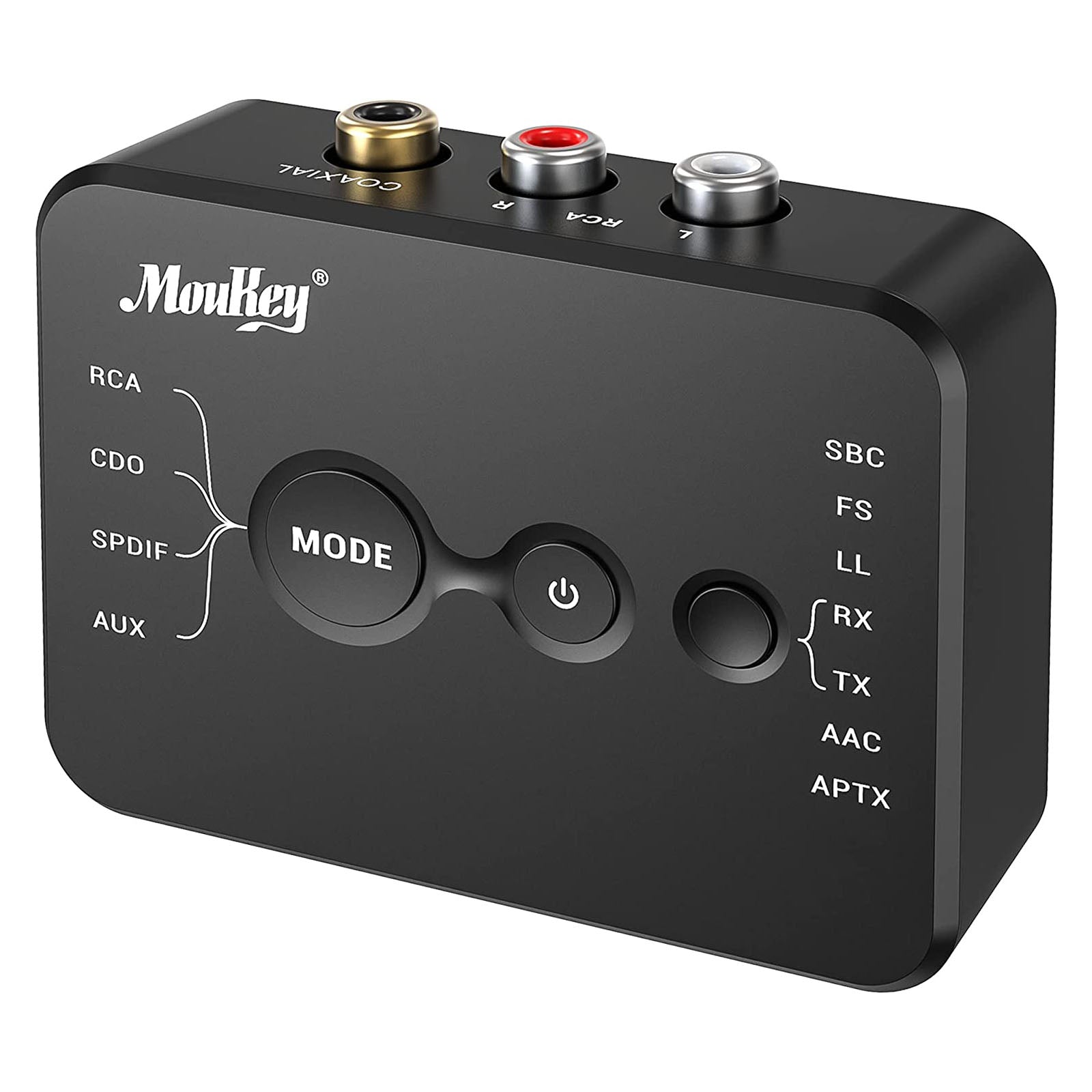 

Moukey MBRT1 Bluetooth 5.0 Transmitter and Receiver with 2 Modes
