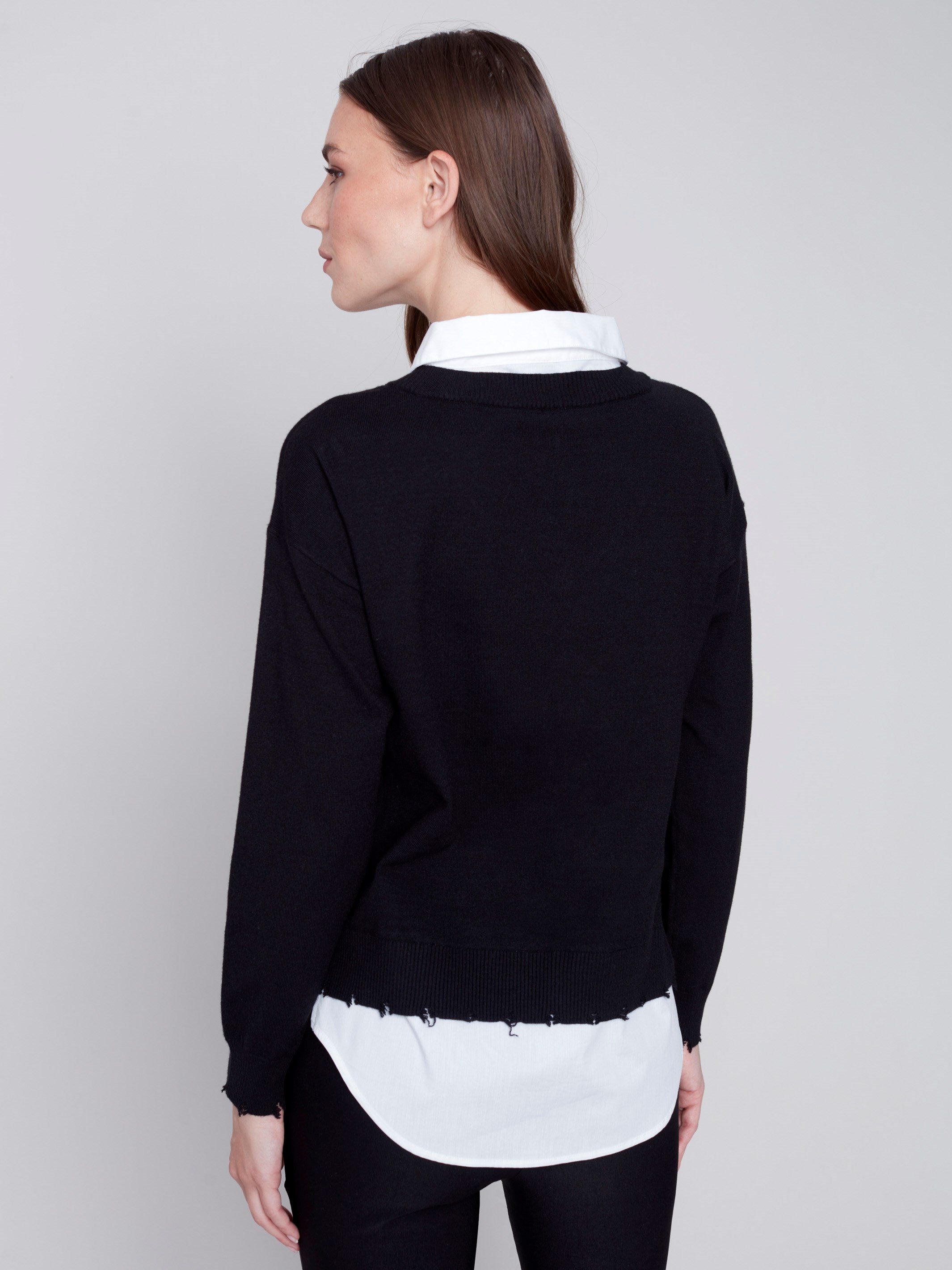 Charlie B - Stretch Tencel Turtle Neck - Castles & Cottages